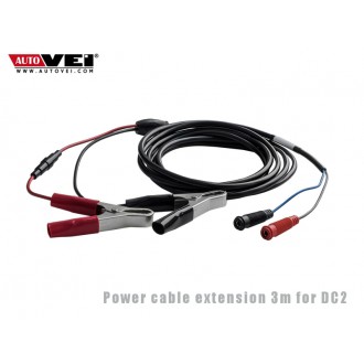 Power cable extension 3m for DC2